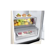 LG 384 л| Холодильник з нижньою морозильною камерою | DoorCooling+| ThinQ |Інверторний Компресор	, GA-B509MEQM, thumbnail 5