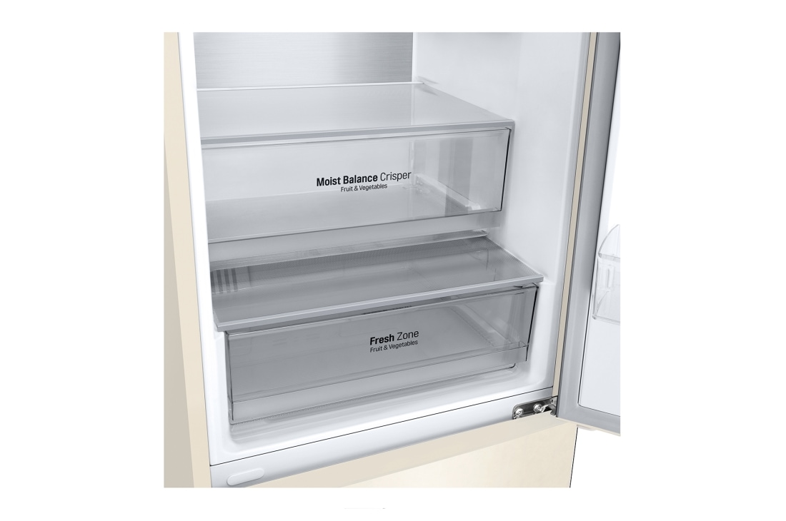 LG 384 л| Холодильник з нижньою морозильною камерою | DoorCooling+ | Інверторний компресор | Total No Frost 	, GA-B509CETM, thumbnail 6