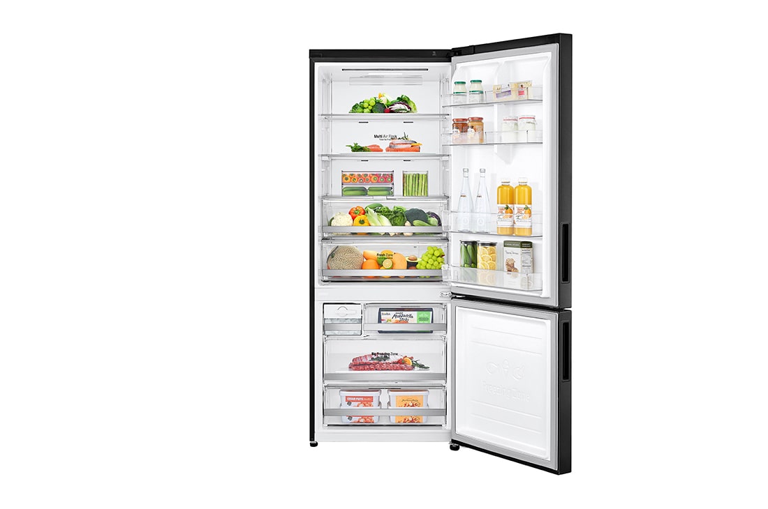 LG 451 л| Холодильник з нижньою морозильною камерою | DoorCooling+| Fresh Balancer |ThinQ, GC-B569PBCM, thumbnail 2