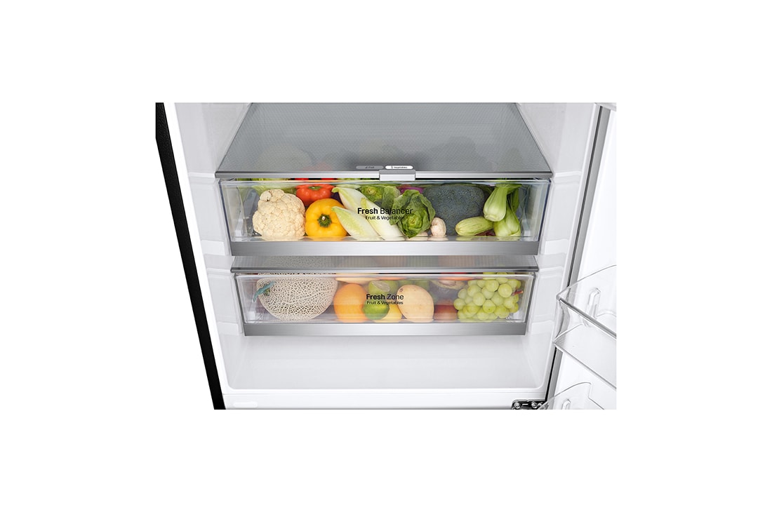 LG 451 л| Холодильник з нижньою морозильною камерою | DoorCooling+| Fresh Balancer |ThinQ, GC-B569PBCM, thumbnail 4