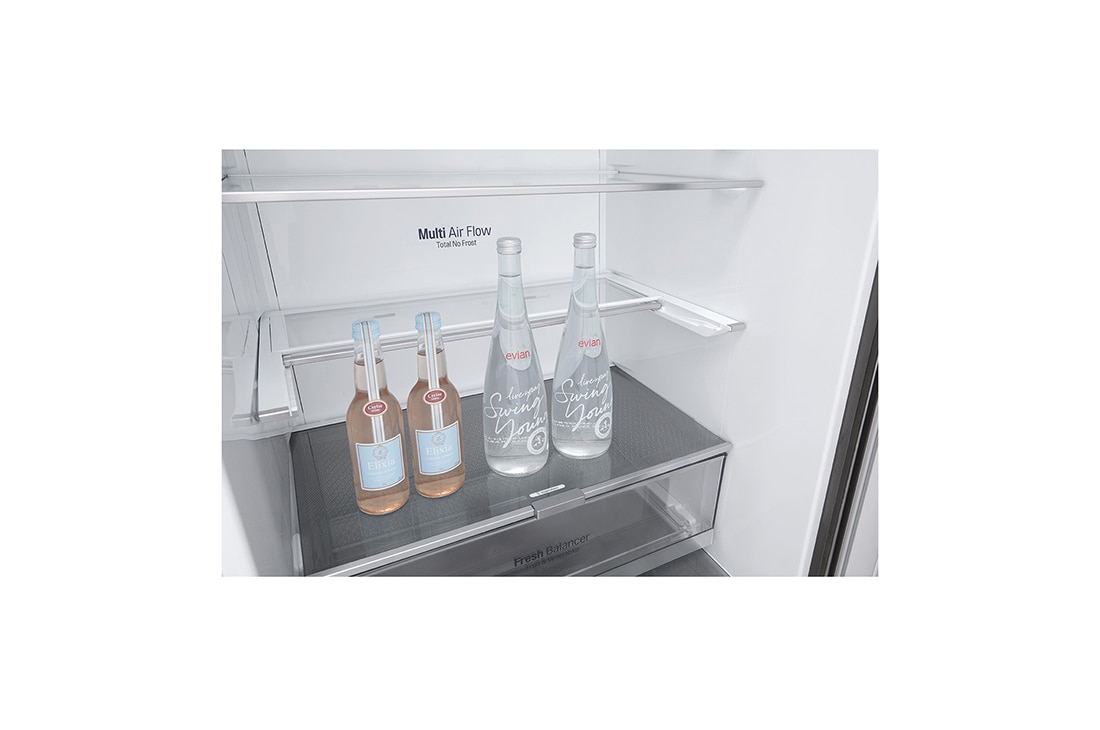 LG 451 л| Холодильник з нижньою морозильною камерою | DoorCooling+| Fresh Balancer |ThinQ, GC-B569PBCM, thumbnail 5