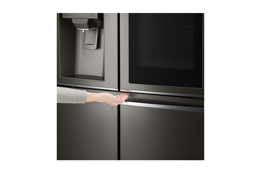 LG 563 л | Instaview Door-in-Door | DoorCooling+ | Інверторний лінійний компресор| Диспенсер для води і льоду	, GR-X24FMKBL, GR-X24FMKBL, thumbnail 6