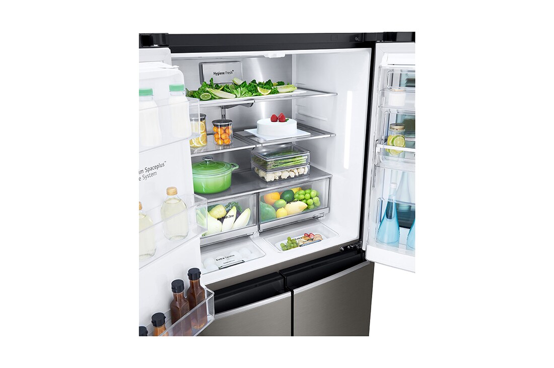 LG 563 л | Instaview Door-in-Door | DoorCooling+ | Інверторний лінійний компресор| Диспенсер для води і льоду	, GR-X24FMKBL, GR-X24FMKBL, thumbnail 7