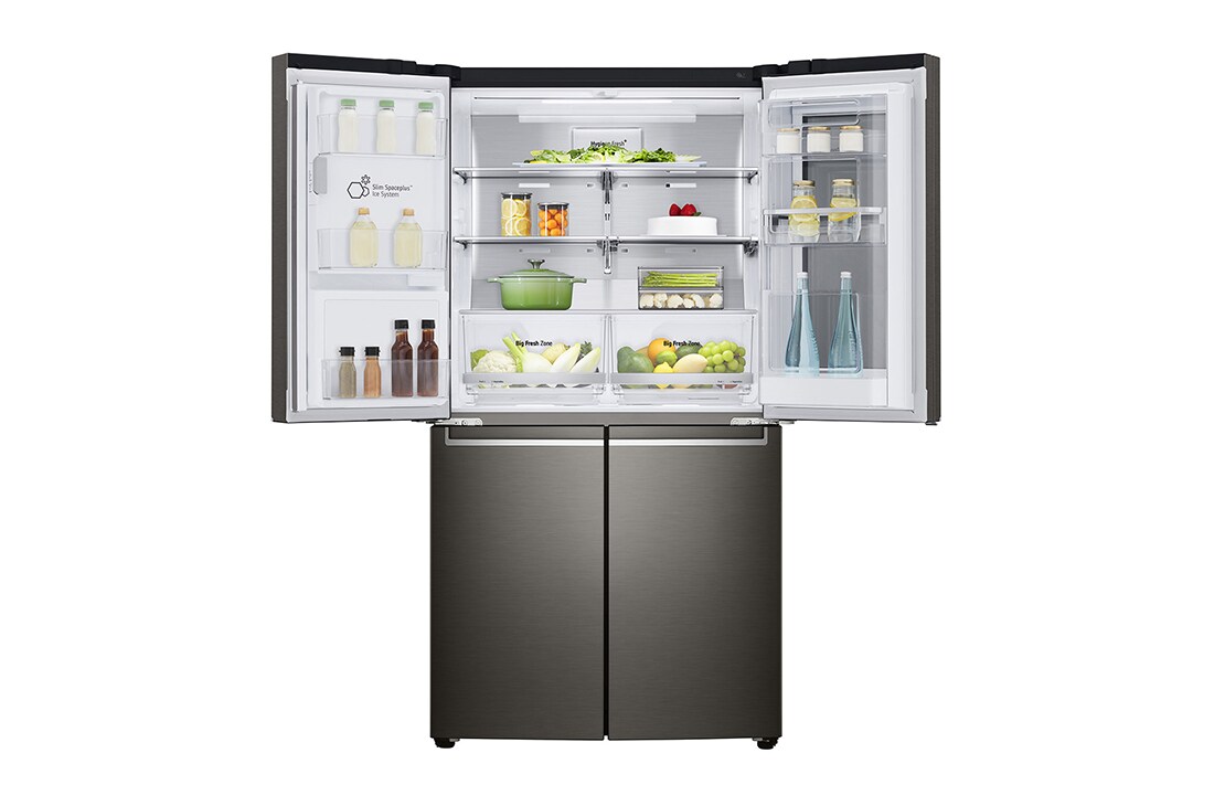 LG 563 л | Instaview Door-in-Door | DoorCooling+ | Інверторний лінійний компресор| Диспенсер для води і льоду	, GR-X24FMKBL, GR-X24FMKBL, thumbnail 11