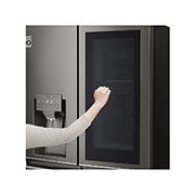 LG 563 л | Instaview Door-in-Door | DoorCooling+ | Інверторний лінійний компресор| Диспенсер для води і льоду	, GR-X24FMKBL, GR-X24FMKBL, thumbnail 4