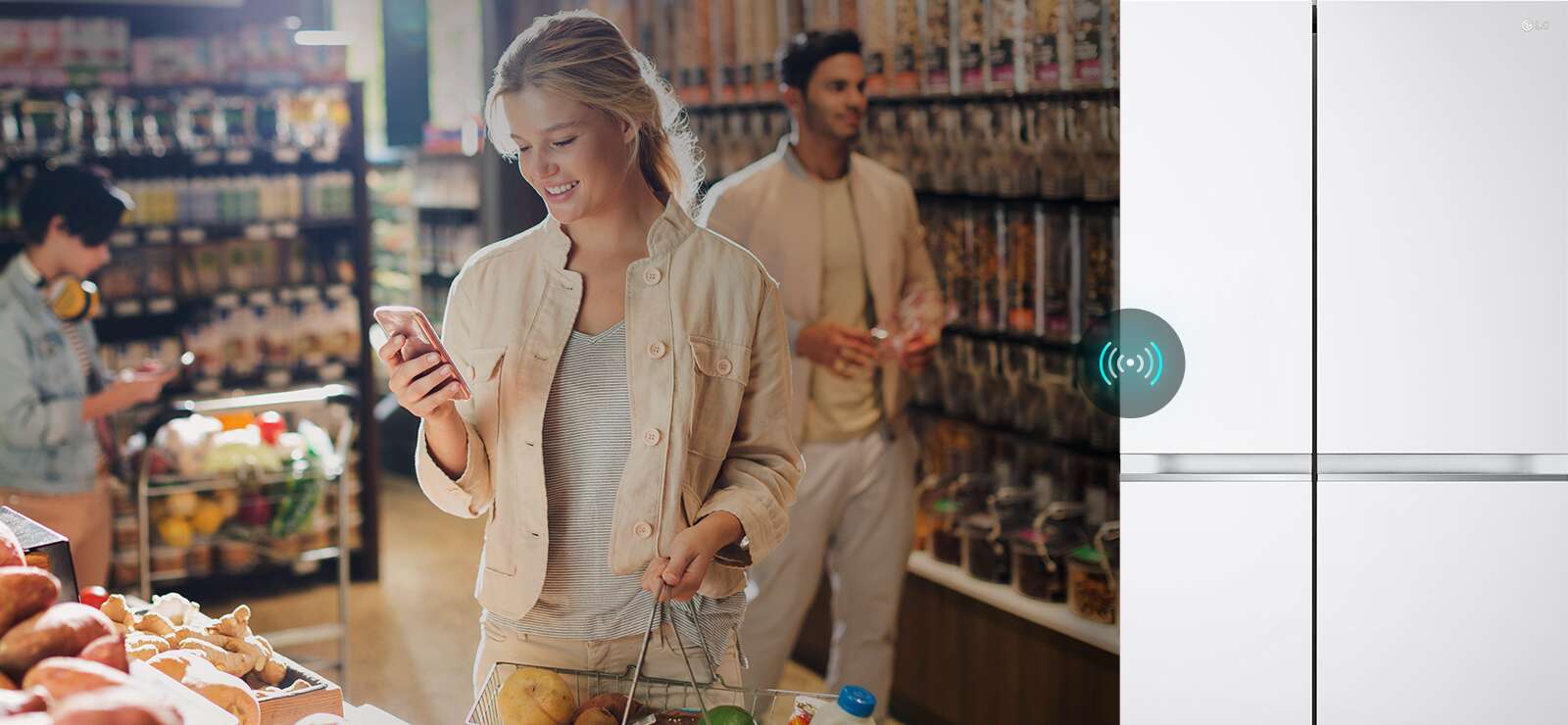 Wi-Fi з підключенням до ThinQ™ 