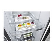 LG 617 літрів | Холодильник з диспенсером | з технологією DoorCooling+ | Інверторний лінійний компресор| ThinQ	, GC-L257CBEC, GC-L257CBEC, thumbnail 7