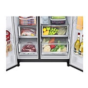 LG 617 літрів | Холодильник з диспенсером | з технологією DoorCooling+ | Інверторний лінійний компресор| ThinQ	, GC-L257CBEC, GC-L257CBEC, thumbnail 8