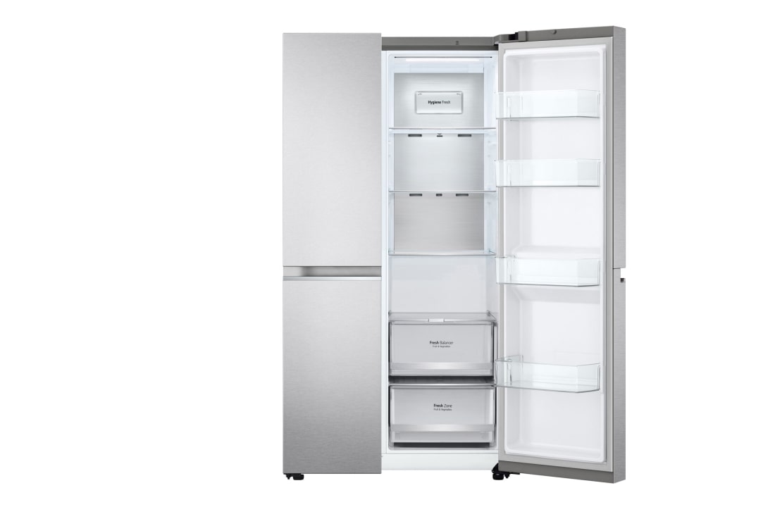 LG 647 літрів | Холодильник Side-by-Side | з технологією DoorCooling<sup>+</sup> | Інверторний компресор| ThinQ	, GC-B257SSZV, GC-B257SSZV, thumbnail 7