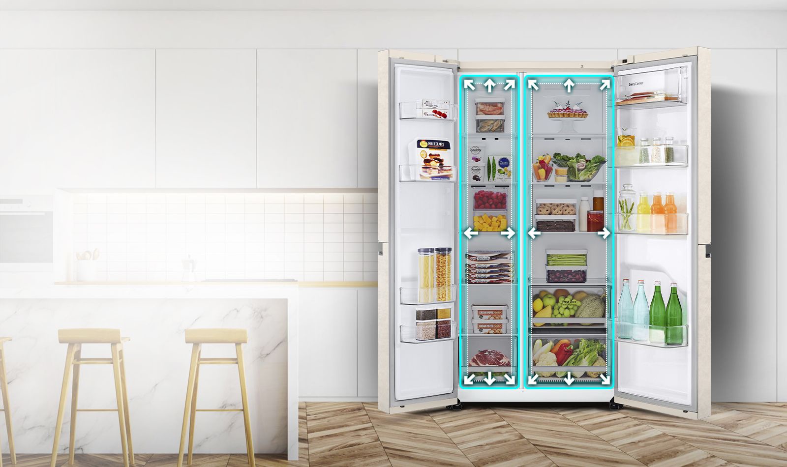 Зберігайте більше з мега-об'ємом 647 літрів5