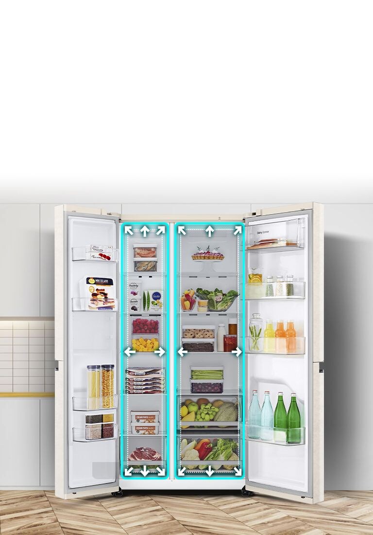 Зберігайте більше з мега-об'ємом 647 літрів6