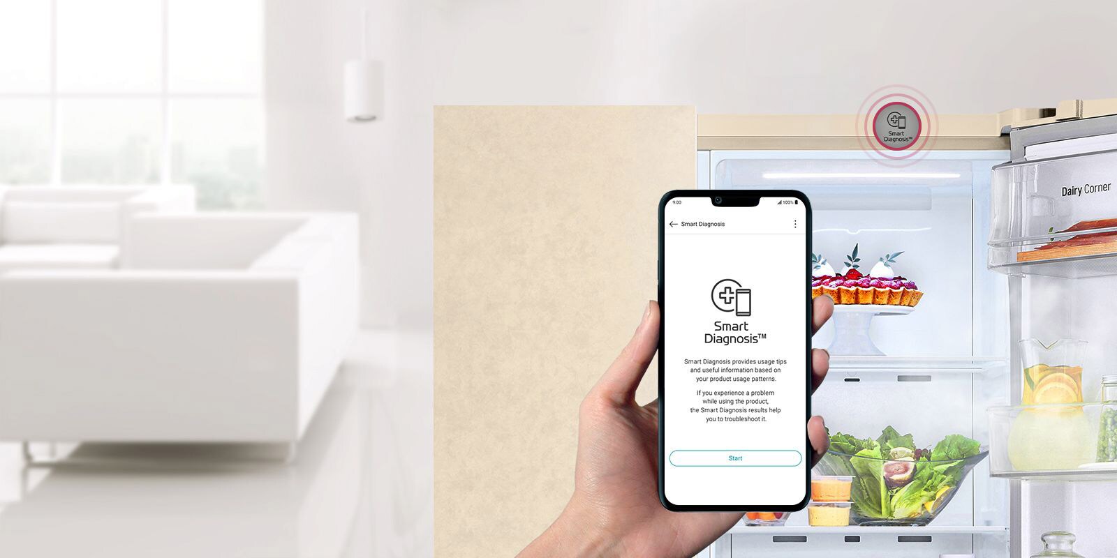 LG 643 літрів Холодильник SidebySide Інверторний компресор Smart