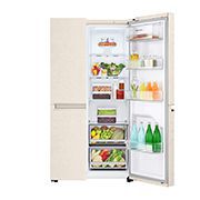 LG 643 літрів | Холодильник Side-by-Side | Інверторний компресор| Smart Diagnosis | Total No Frost 	, GC-B257JEYV, thumbnail 4