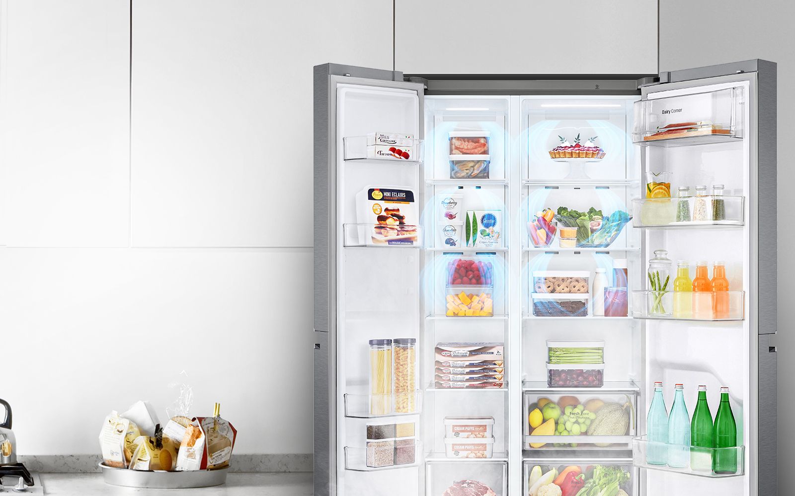 LG 643 літрів | Холодильник Side-by-Side | Інверторний компресор| Smart ...