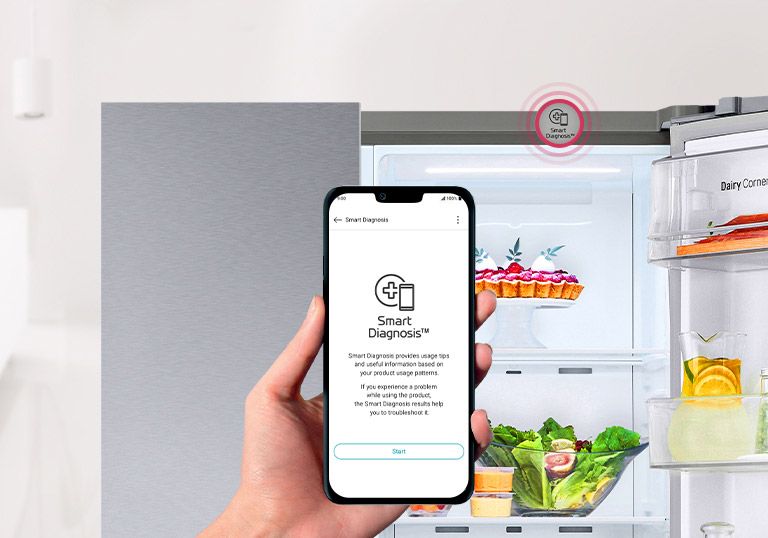 LG 643 літрів Холодильник SidebySide Інверторний компресор Smart