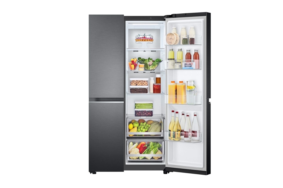 LG 647 літрів | Холодильник Side-by-Side | з технологією DoorCooling+ | Інверторний компресор| ThinQ	, GC-B257SBZV, thumbnail 8