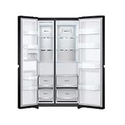 LG 647 літрів | Холодильник Side-by-Side | з технологією DoorCooling+ | Інверторний компресор| ThinQ	, GC-B257SBZV, thumbnail 2