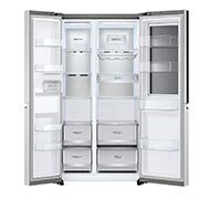 LG 647 літрів | Холодильник InstaView Door-in-Door | з технологією DoorCooling<sup>+</sup> | Інверторний лінійний компресор| ThinQ	, GC-Q257CAFC, GC-Q257CAFC, thumbnail 4