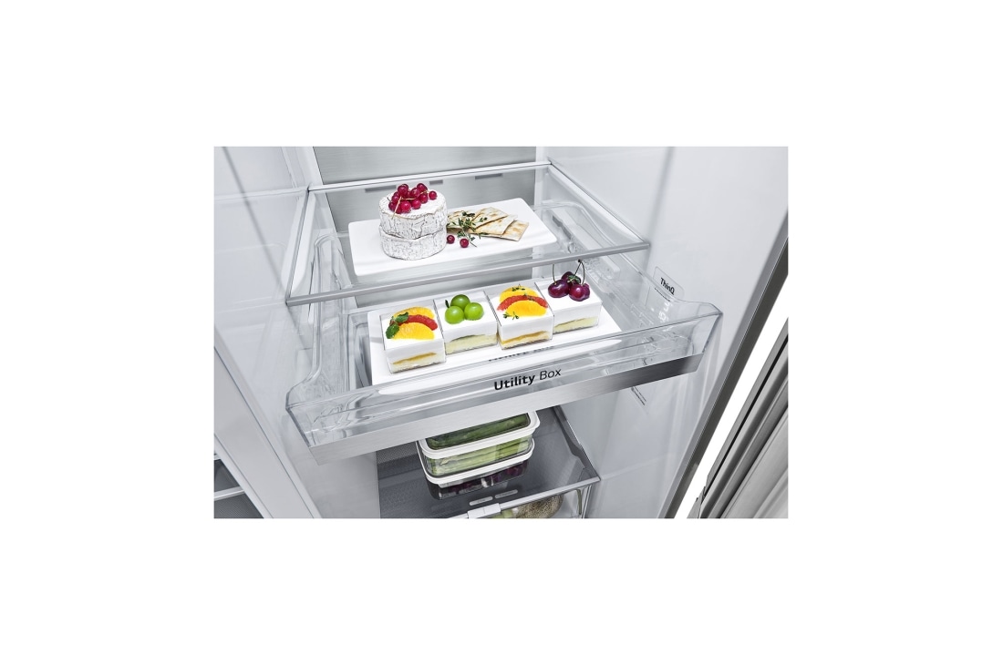 LG 647 літрів | Холодильник InstaView Door-in-Door | з технологією DoorCooling<sup>+</sup> | Інверторний лінійний компресор| ThinQ	, GC-Q257CAFC, GC-Q257CAFC, thumbnail 11