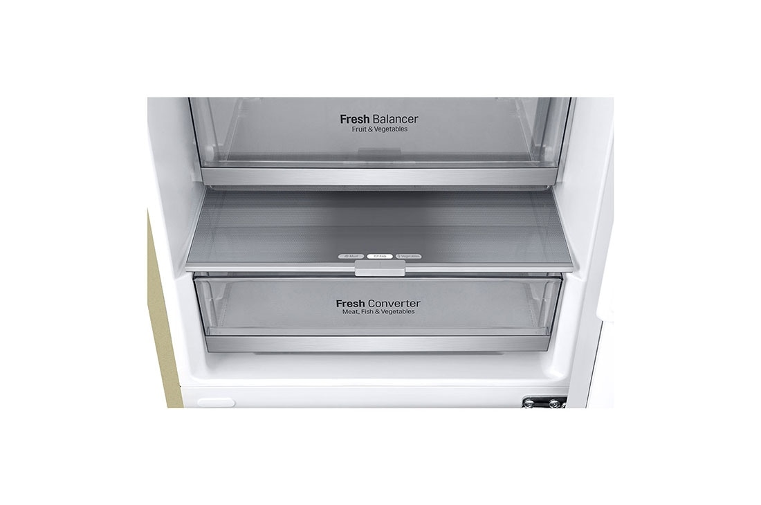 LG 384 л| Холодильник з нижньою морозильною камерою | DoorCooling+| Fresh Balancer | Fresh Converter |ThinQ, GW-B509SEDZ, thumbnail 4