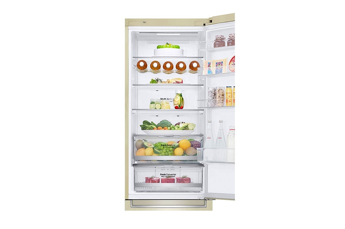 LG 384 л| Холодильник з нижньою морозильною камерою | DoorCooling+| Fresh Balancer | Fresh Converter |ThinQ, GW-B509SEDZ, thumbnail 9