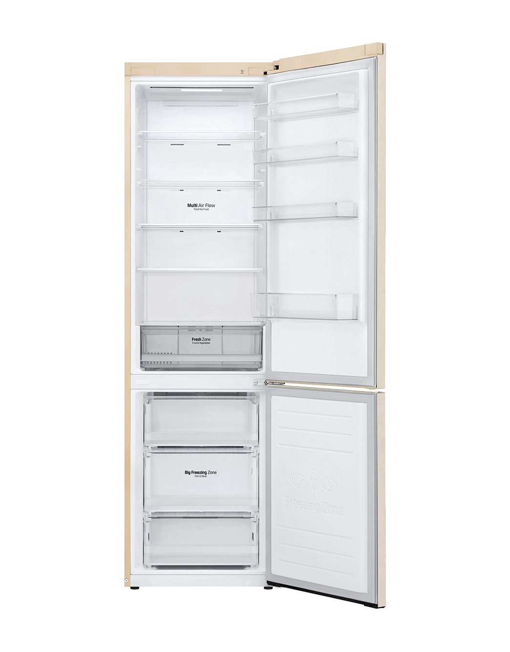 LG 384 л| Холодильник з нижньою морозильною камерою | DoorCooling+ ...