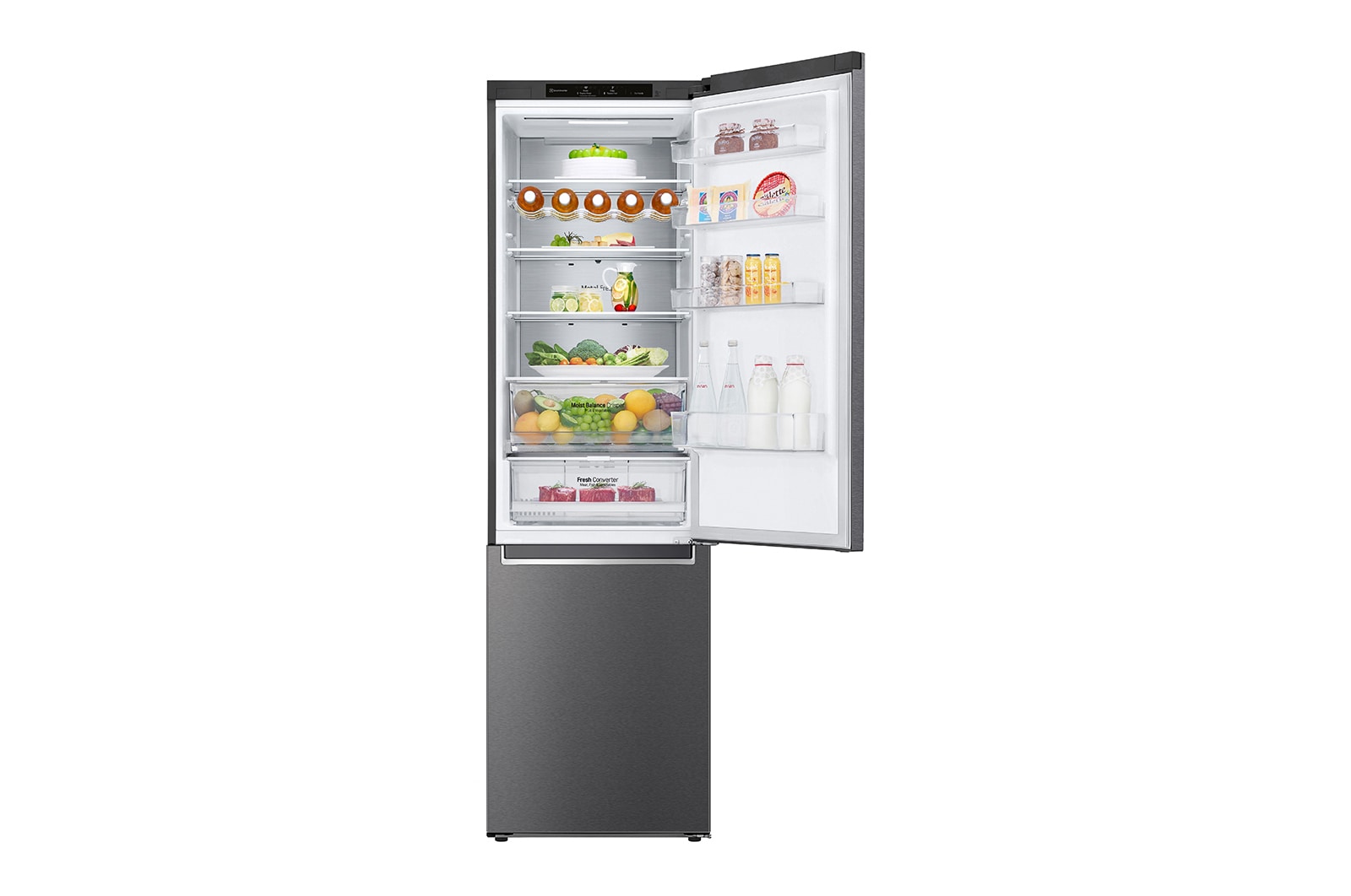 LG 384 л| Холодильник з нижньою морозильною камерою | DoorCooling+ ...