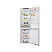 LG 341 л| Холодильник з нижньою морозильною камерою | DoorCooling+ | Інверторний компресор | Total No Frost , front all open food, GC-B459SECL, thumbnail 2