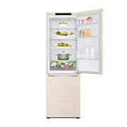 LG 341 л| Холодильник з нижньою морозильною камерою | DoorCooling+ | Інверторний компресор | Total No Frost , front top open food, GC-B459SECL, thumbnail 4