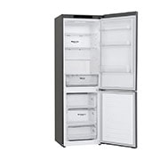 LG 341 л| Холодильник з нижньою морозильною камерою | DoorCooling+ | Інверторний компресор | Total No Frost , Left side all door open without food, GC-B459SLCL, thumbnail 11