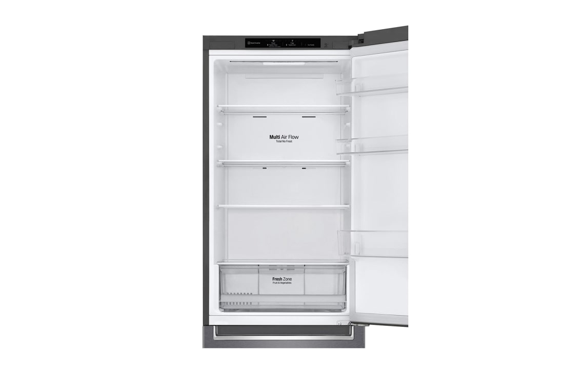 LG 341 л| Холодильник з нижньою морозильною камерою | DoorCooling+ | Інверторний компресор | Total No Frost , Top drawer without food, GC-B459SLCL, thumbnail 12