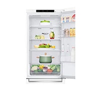 LG 341 л| Холодильник з нижньою морозильною камерою | DoorCooling+ | Інверторний компресор | Total No Frost , Front with food, GC-B459SQCL, thumbnail 5