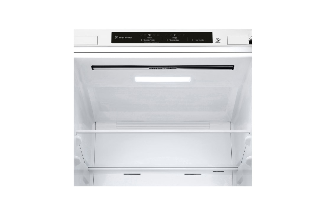 LG 341 л| Холодильник з нижньою морозильною камерою | DoorCooling+ | Інверторний компресор | Total No Frost , Display, GC-B459SQCL, thumbnail 6