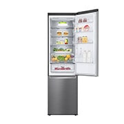LG 384 л| Холодильник з нижньою морозильною камерою | DoorCooling+ | Інверторний компресор | Total No Frost 	, front top section open, GC-B509SMSM, thumbnail 6