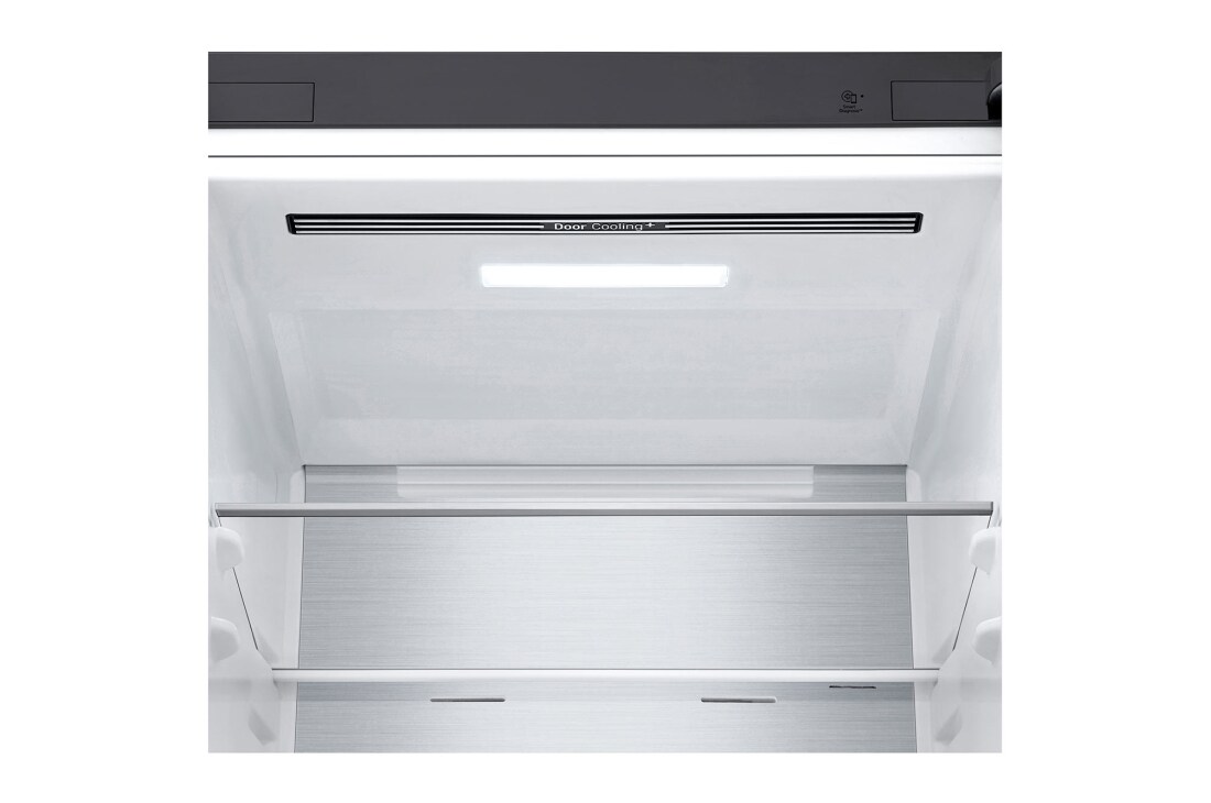 LG 384 л| Холодильник з нижньою морозильною камерою | DoorCooling+ | Інверторний компресор | Total No Frost 	, LED view, GC-B509SMSM, thumbnail 5