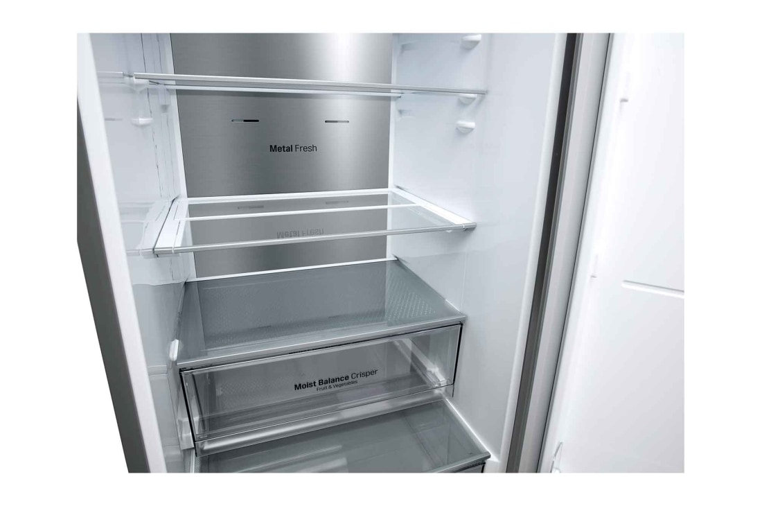 LG 384 л| Холодильник з нижньою морозильною камерою | DoorCooling+ | Інверторний компресор | Total No Frost 	, bottom drawer, GC-B509SMSM, thumbnail 12