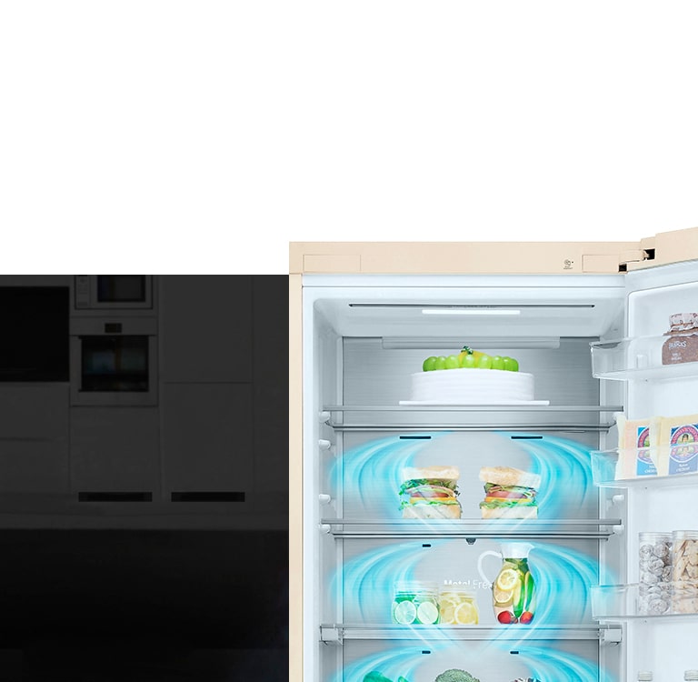 384 л| Холодильник з нижньою морозильною камерою | DoorCooling+ ...