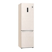LG 384 л| Холодильник з нижньою морозильною камерою | DoorCooling+ | Інверторний компресор | Total No Frost, +15 degree side view, GC-B509SESM, thumbnail 14