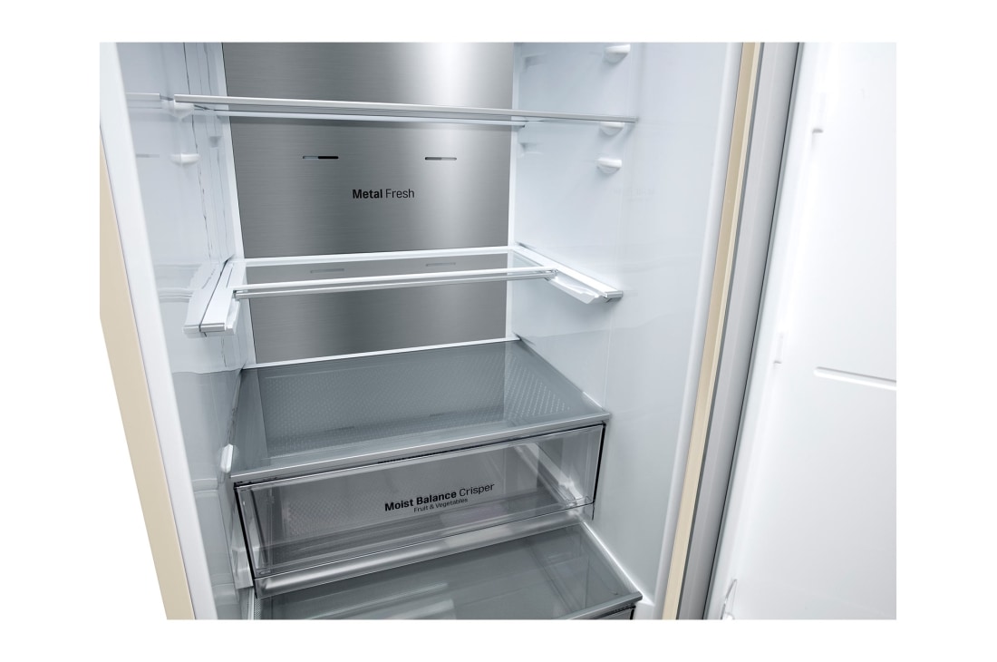 LG 384 л| Холодильник з нижньою морозильною камерою | DoorCooling+ | Інверторний компресор | Total No Frost, Mezzanine close-up, GC-B509SESM, thumbnail 11