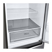 LG 384 л| Холодильник з нижньою морозильною камерою | DoorCooling+ | Інверторний компресор | Total No Frost , upper part interior, GC-B509SLCL, thumbnail 10