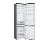 LG 384 л| Холодильник з нижньою морозильною камерою | DoorCooling+ | Інверторний компресор | Total No Frost , +15 degree side view without food, GC-B509SLCL, thumbnail 15