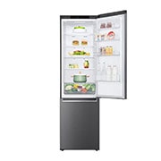LG 384 л| Холодильник з нижньою морозильною камерою | DoorCooling+ | Інверторний компресор | Total No Frost , There is food open on top, GC-B509SLCL, thumbnail 6