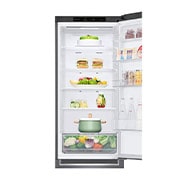 LG 384 л| Холодильник з нижньою морозильною камерою | DoorCooling+ | Інверторний компресор | Total No Frost , There is food open on top, GC-B509SLCL, thumbnail 7