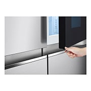 LG 647 літрів | Холодильник InstaView Door-in-Door | з технологією DoorCooling+ | Інверторний компресор | ThinQ, HiddenButton, GC-Q257CAFV, thumbnail 8