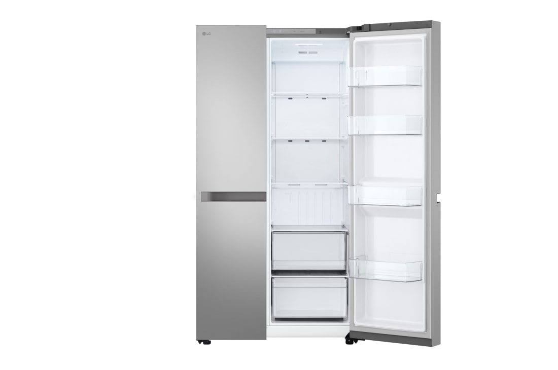 LG 658 літрів | Холодильник Side-by-Side | Інверторний компресор | Smart Diagnosis, GC-B257KNHW, thumbnail 3