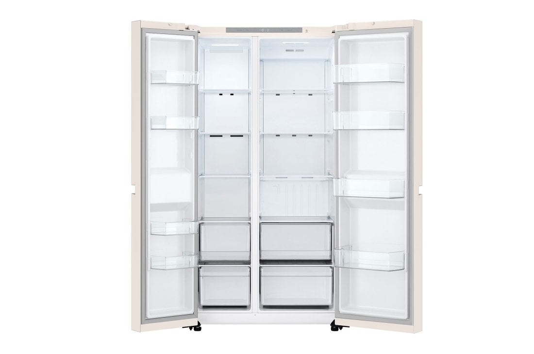 LG 658 літрів | Холодильник Side-by-Side | Інверторний  компресор | Smart Diagnosis, GC-B257KEHW, thumbnail 5