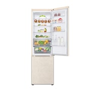 LG 387 л | Холодильник з нижньою морозильною камерою | DoorCooling+ | Інверторний компресор | Total No Frost, FrontTopOpen_Food view, GC-B509FEMW, thumbnail 6