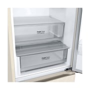 LG 387 л | Холодильник з нижньою морозильною камерою | DoorCooling+ | Інверторний компресор | Total No Frost, Drawer view, GC-B509FEMW, thumbnail 16