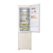 LG 387 л | Холодильник з нижньою морозильною камерою | DoorCooling+ | Інверторний компресор | Total No Frost, FrontTopOpen_Food view, GC-B509FEPW, thumbnail 6