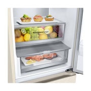 LG 387 л | Холодильник з нижньою морозильною камерою | DoorCooling+ | Інверторний компресор | Total No Frost, Drawer_Food view, GC-B509FEPW, thumbnail 9